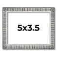 thumbnail image 1 of 5x3.5 In Frame Silver Picture Frame - Complete Modern Photo Frame Includes UV Acrylic Shatter Guard, 1 of 8