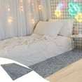 thumbnail image 1 of 5x3 Feet Plush Shag Area Rug Non Slip Backing for Bedroom Living Room, Soft Fuzzy Carpet Kids Nursery Decor, Turquoise Green, 1 of 6