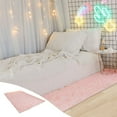 thumbnail image 1 of 5x3 Feet Plush Shag Area Rug Non Slip Backing for Bedroom Living Room, Soft Fuzzy Carpet Kids Nursery Decor, Turquoise Green, 1 of 6