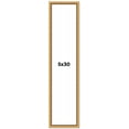 thumbnail image 1 of 5x30 Frame Beaded Gold Solid Wood Picture Frame | 0.75 Inches Moulding Width | Liscio Oro, 1 of 8