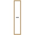 thumbnail image 1 of 5x35 Frame Beaded Gold Solid Wood Picture Frame | 0.75 Inches Moulding Width | Liscio Oro, 1 of 8