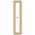 thumbnail image 1 of 5x35 Frame Gold Plein Aire Solid Wood Picture Frame Width 2 Inches | Interior Frame Depth 0.5, 1 of 8