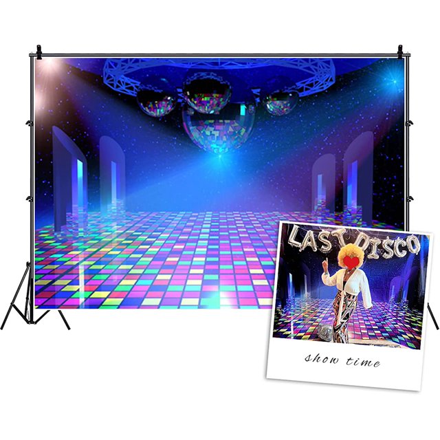 5x3ft Discos Party Backdrop Discos Birthday Party Banner Music Dance
