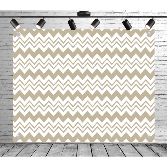 5x3ft Pattern Backdrop Zigzag Wavy Texture Photo Backdrop Modern Geometric Background Decoration Banner for Theme Party Wedding Birthday Baby Shower Photo Booth Studio Props
