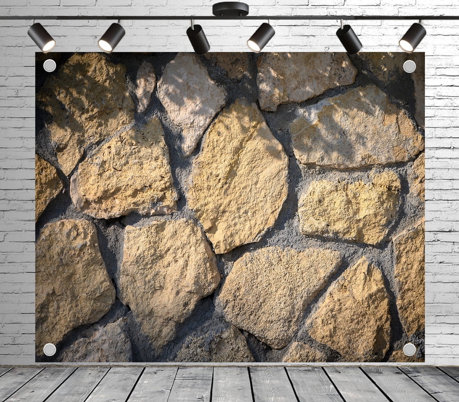 5x3ft Rustic Backdrop Stone Wall Texture Photo Backdrop Decoration ...