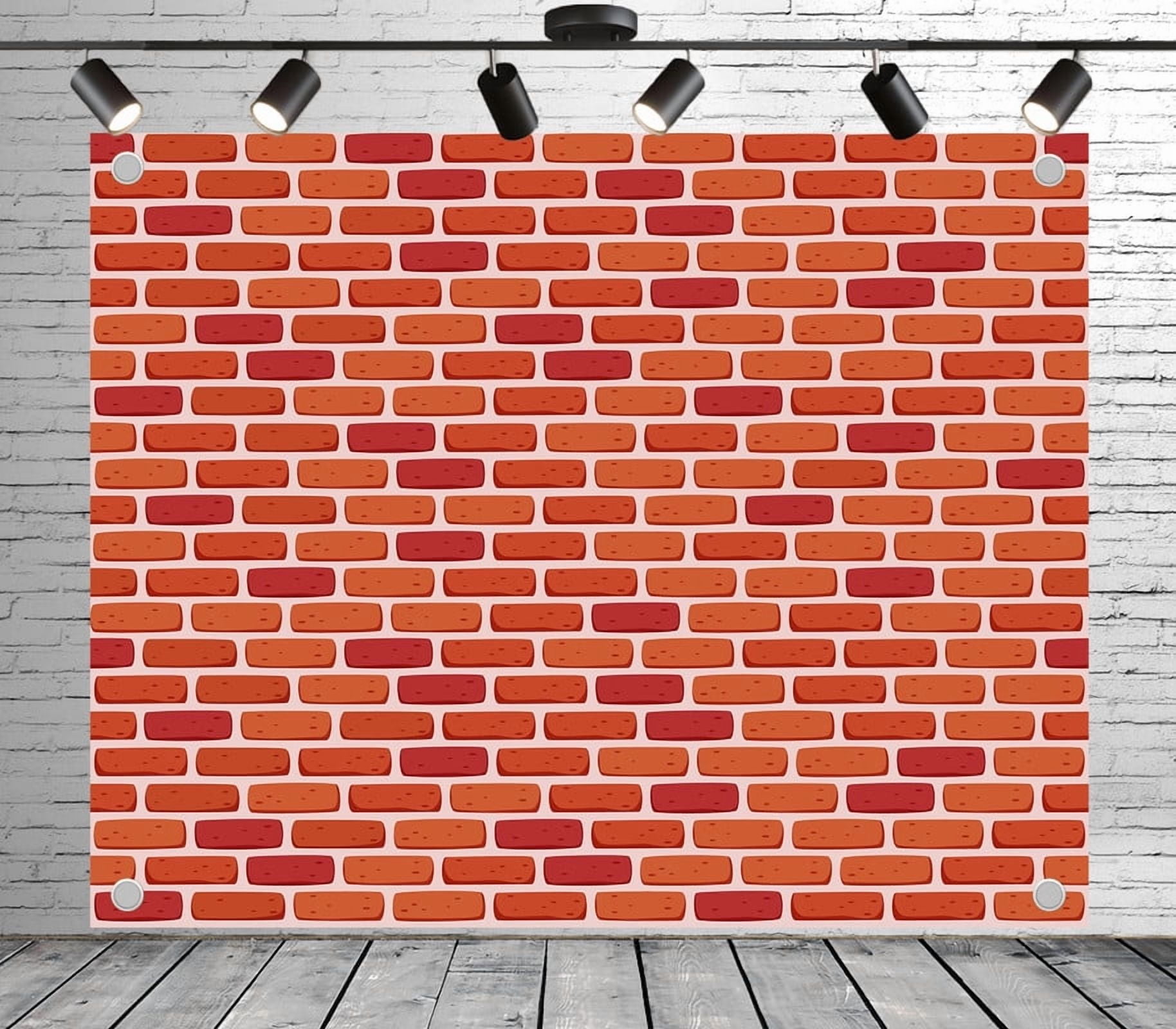 5x4ft Rustic Backdrop Red Brick Pattern Photo Backdrop Brick Wall ...