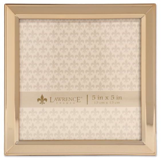 5x5 Gold Metal Picture Frame - Classic Bevel