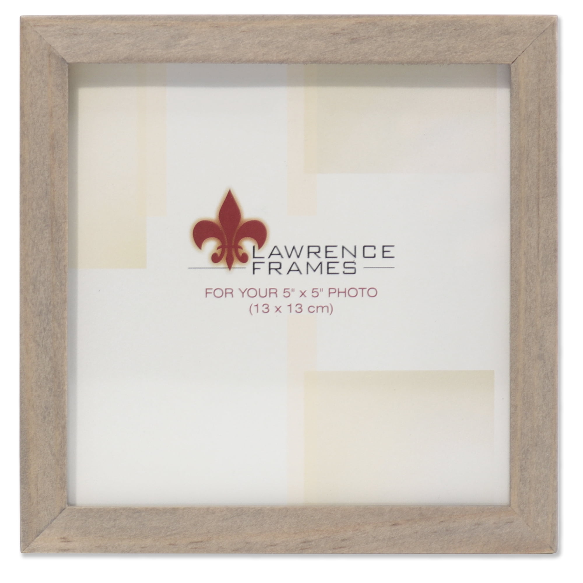 5x5 Gray Wood Picture Frame Gallery Collection