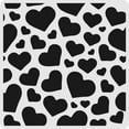 thumbnail image 1 of 5x5 Heart Pattern Print Stencil, 1 of 2