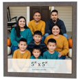 thumbnail image 1 of 5x5 IN Frame Blue Kingsley Pewter Solid Wood Picture Frame Width 0.75 Inches |Interior Depth 0.5, 1 of 8