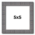 thumbnail image 1 of 5x5 IN Frame Blue Kingsley Pewter Solid Wood Picture Frame Width 0.75 Inches |Interior Depth 0.5, 1 of 8