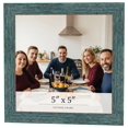 thumbnail image 1 of 5x5 IN Frame Blue Rustic Barnwood Solid Wood Picture Frame Width 1.25 Inches | Interior Depth 0.5, 1 of 8