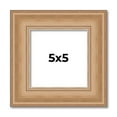 thumbnail image 1 of 5x5 IN Frame Charleston Honey Brown Solid Wood Picture Frame Width 1.75 Inches | Interior Depth 0.5, 1 of 8