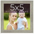 thumbnail image 1 of 5x5 IN Frame Grey Real Wood Picture Frame Width 1.5 Inches | Interior Frame Depth 0.5 Inches | Barn, 1 of 8
