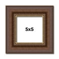 thumbnail image 1 of 5x5 In Copper and Brown Real Wood Picture Frame Width 2 inches | Interior Frame Depth 0.5 inches |, 1 of 8