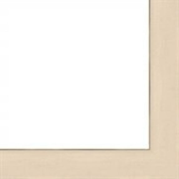 5x5 In Flat White Wash Wood Frame - "The Edge" Medium - Great for Posters, Photos, Art Prints,