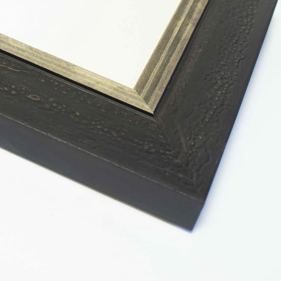 5x5 In Frame Black & Gold Solid Wood Picture Frame Width 1.75 Inches | Interior Frame Depth 0.5625