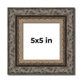 thumbnail image 1 of 5x5 In Frame Black Real Wood Picture Frame Width 2 inches | Interior Frame Depth 0.5 inches | Fitz, 1 of 8