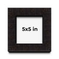 thumbnail image 1 of 5x5 Shadow Box Black Solid Wood Display Picture Frame | 1 Inch Rabbet Depth | | 1.375 Inch Moulding, 1 of 4