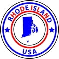thumbnail image 1 of 5x5 State Circle Rhode island Sticker Vinyl Bumper Sticker Sign Hobby Decal, 1 of 1