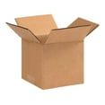 thumbnail image 1 of - 5x5x4 Pack of 25 Corrugated Cardboard Packing Shipping Mailing Moving Carton Boxes, 1 of 4