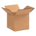 thumbnail image 1 of - 5x5x4 Pack of 50 Corrugated Cardboard Packing Shipping Mailing Moving Carton Boxes, 1 of 4