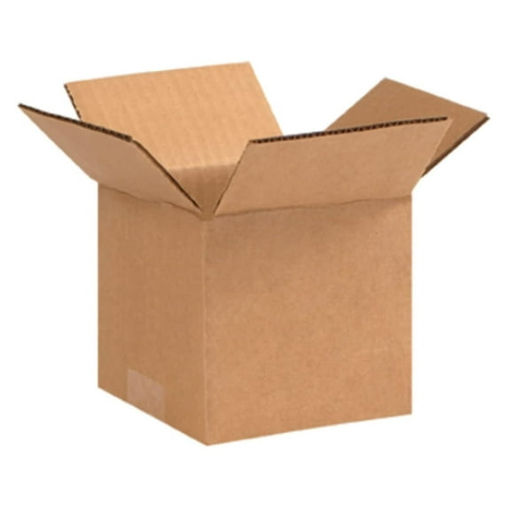 - 5x5x4 Pack of 50 Corrugated Cardboard Packing Shipping Mailing Moving Carton Boxes