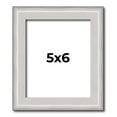 thumbnail image 1 of 5x6 Frame Silver Inner Slope Bevel Picture Frame | 1 Inch Moulding Width | 0.75 Inch Rabbet Depth |, 1 of 8