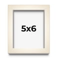 thumbnail image 1 of 5x6 Frame White Wheat Solid Wood Picture Frame | Moulding Width 0.75 Inches | Interior Depth 0.5, 1 of 8