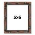 thumbnail image 1 of 5x6 IN Frame Brown Bamboo with Dark Coffee/Walnut Finish | Solid Wood Picture Frame Width 0.75, 1 of 8