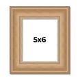 thumbnail image 1 of 5x6 IN Frame Charleston Honey Brown Solid Wood Picture Frame Width 1.75 Inches | Interior Depth 0.5, 1 of 8