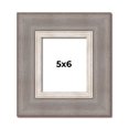thumbnail image 1 of 5x6 IN Frame Grey Real Wood Picture Frame Width 2.75 Inches | Interior Frame Depth 0.5 Inches |, 1 of 8