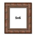 thumbnail image 1 of 5x6 In Dark Brown Bamboo Real Wood Picture Frame Width 1.5 inches | Interior Frame Depth 0.5 inches, 1 of 8