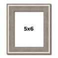 thumbnail image 1 of 5x6 In Frame Grey Real Wood Picture Frame Width 1.25 inches | Interior Frame Depth 0.5 inches |, 1 of 8