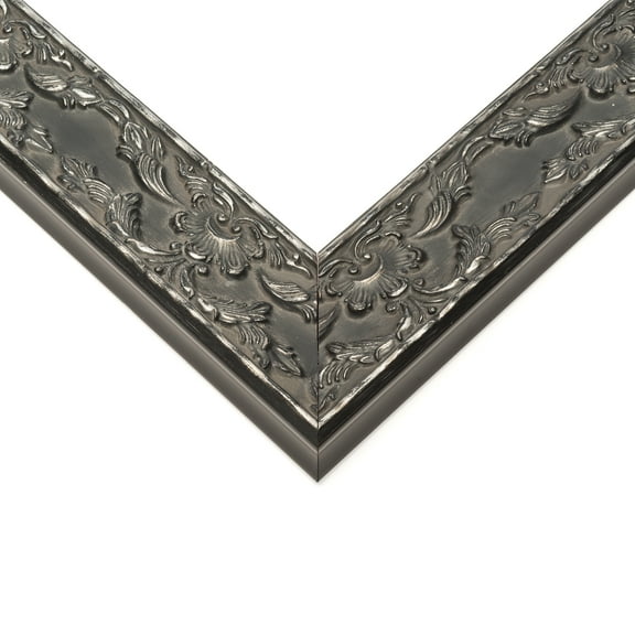 5x6 In Frame Silver Real Wood Picture Frame Width 1.75 inches | Interior Frame Depth 0.5 inches |