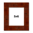 thumbnail image 1 of 5x6 In Walnut Brown Veneer Real Wood Picture Frame Width 1.75 inches | Interior Frame Depth 0.5, 1 of 8