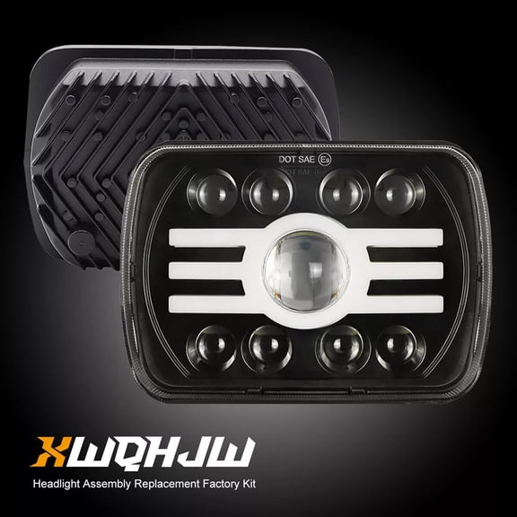 5x7" 7x6" Inch LED Headlights Hi/Lo DRL For Toyota Pickup 82-95 Tacoma 1995-1997