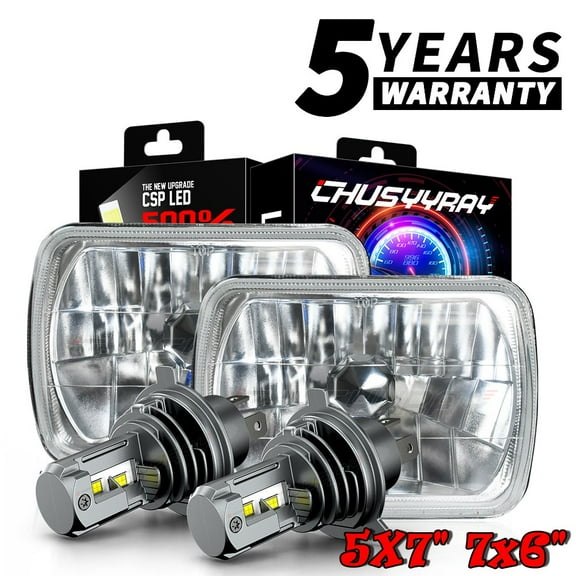 5x7" 7x6" LED Headlight Hi/Lo Beam DRL fit Toyota Pickup 1982-1995 Truck 4Runner