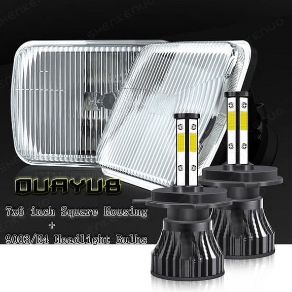 5x7 7x6''inch LED Headlight Hi-Lo Beam DRL A+ For Nissan Mitsubishi Mighty Max