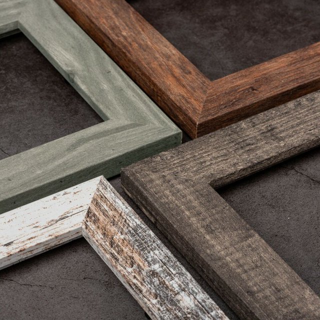 5x7,8x10,11x14 Rustic Wood Picture Poster Frames Photo Frame Set Wall