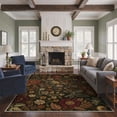 thumbnail image 1 of DEORAB 5x7 Vintage Floral Area Rugs, Machine Washable Rugs for Living Room, Non Slip Rug with Rubber Backing, Runner Rug for Bedroom Entryway Dining Home Office, 1 of 9