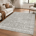5x7 Area Rugs For Living Room Washable Bedroom Soft Rug Grey - Walmart.com