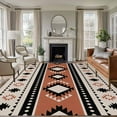 thumbnail image 1 of 5x7 Area Rugs for Living Room, Khaki Boho Non Slip Area Rugs for Kitchen Bedroom Entryway, Vintage Ethnic Tribe Washable Carpet Runner Rug Floor Mats for Bedroom Home Decor Retro Abstract Art, 1 of 9