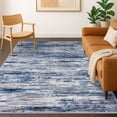 thumbnail image 1 of Brisasol 5x7 Area Rugs for Living Room Washable Rugs Abstract Area Rug Non slip Indoor Rug for Bedroom Dining Room, Navy Blue/Gray/Neutral/Multi, 1 of 9