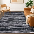 thumbnail image 1 of Brisasol 5x7 Area Rugs for Living Room Washable Rugs Modern Abstract Area Rug Non slip Carpet Rug Distressed for Bedroom Dining Room, Black/White, 1 of 8