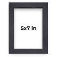 thumbnail image 1 of 5x7 Black Shadowbox Frame - Interior Size 5x7 by 1 Inches - Made to Display Items Up To 1 Inches Deep, 1 of 4