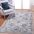 thumbnail image 1 of 5x7 Blue Dorm Room Area Rug - Non-shedding, Stain , Comfortable Study Mat, 1 of 2