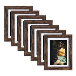 Eosglac 5x7 Live Edge Picture Frame, Rustic Wood Photo Frames Farmhouse  Decor for Tabletop or Wall Display, Natural Brown