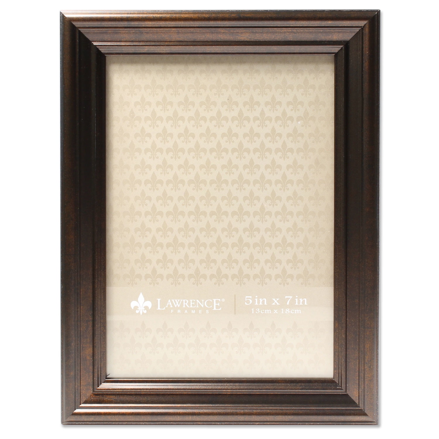 5x7 Classic Detailed Oil Rubbed Bronze Picture Frame