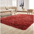 thumbnail image 1 of 5x7 Feet Soft Indoor Hand Tufted Area Rug, Modern Indoor Fluffy Shaggy Rug for Bedroom, Livingroom and Dorm Decorative, High Pile Non-Slip Carpet, Peach, 1 of 2